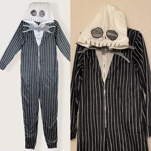 Disney the Nightmare Before Christmas Jack Skellington Costume pajama fleece M